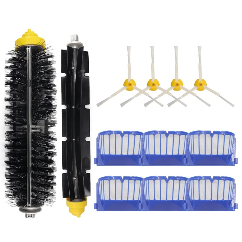 

1 Set Main Brush Side Brush For Irobot Roomba 600 610 620 625 630 650 660 680 Series Vacuum Cleaner Spare Parts