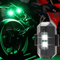 2 pcs motorcycle lights led charging strobe lights locomotive tail lights modified aircraft lights warning lights accessories