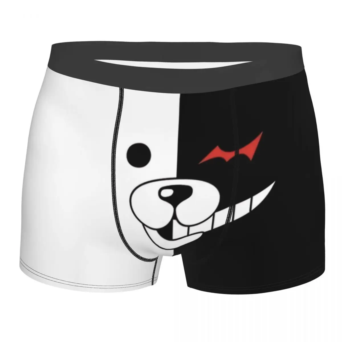 

Мужское сексуальное нижнее белье Monokuma Danganronpa, трусы-боксеры, Мужские дышащие шорты, трусы