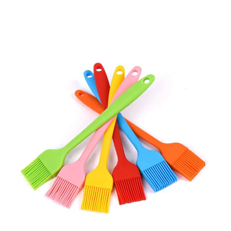 

Small Silicone Basting Pastry BBQ Brush Baking Tools Colorful Oil Brushes For Cake Bread Flapjack Kitchen Utensil Ware