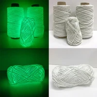 70 meters knitting noctilucent thread glow in the dark 100 polyester hand knitting yarn diy can weave carpet sweater hat scarf