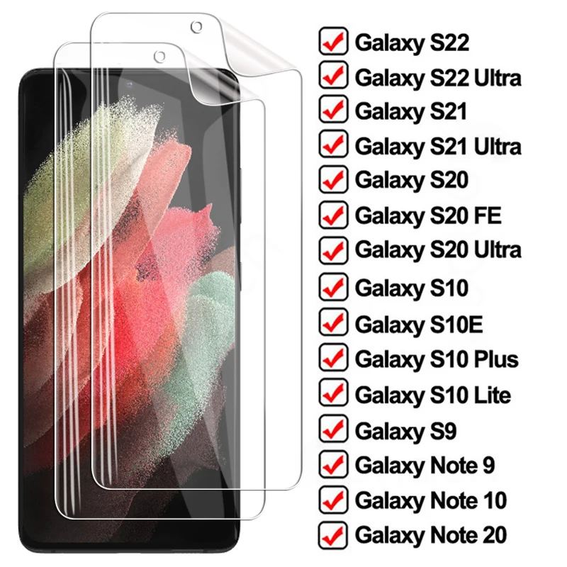 

Гидрогелевая пленка 999D для Samsung Galaxy S20 FE S21 S22 Ultra S9 S10 Plus S10E, 2 шт., защитная пленка для экрана Note 9 10 20