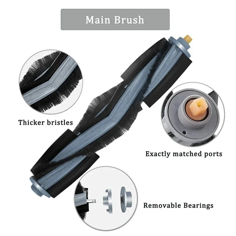 Для Ecovacs Deebot X1/T10 OMNI/TURBO Запчасти для робота-пылесоса Швабра Мешок пыли Hepa-фильтр