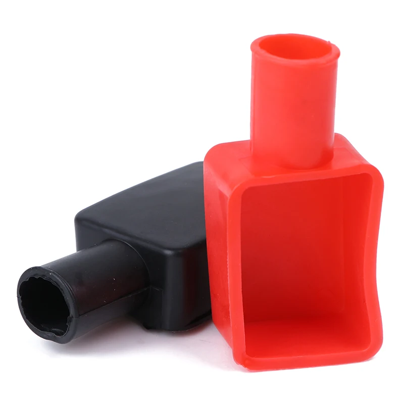 

1 Pair Universal Car Battery Terminal Cap Negative Positive Terminal Covers Protector Replacement Batteries Car Accessories