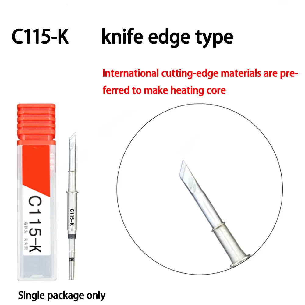 

1*C115 Series Soldering Iron Tip Welding Head For JBC115 T26 Handle JBC CD-2SD/2SHE T26 T26D T3602 Soldering Tools