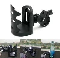 black motorcycle drink bottle cup holder mount universal for atv bicycle