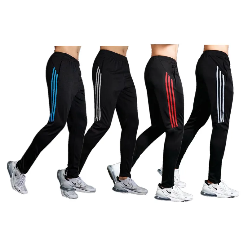 

Men Sports Running Pants Athletic Football Soccer Pants Training Sport Pants Elasticity Legging jogging Gym Fit Trousers