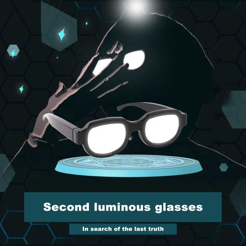 

Universal Simple Glowing Glasses Toy Glasses Exquisite Craft Creative