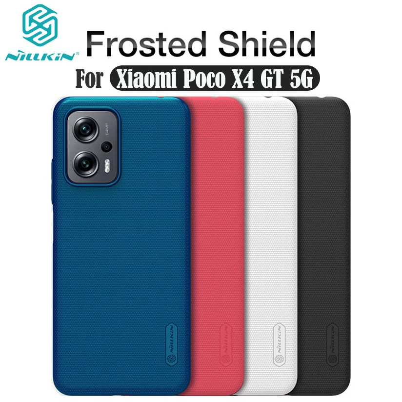 Чехол NILLKIN для Xiaomi Poco X4 GT 5G, суперматовый защитный чехол, Жесткий ПК, роскошная защита, задняя крышка для Xiaomi Poco X4GT