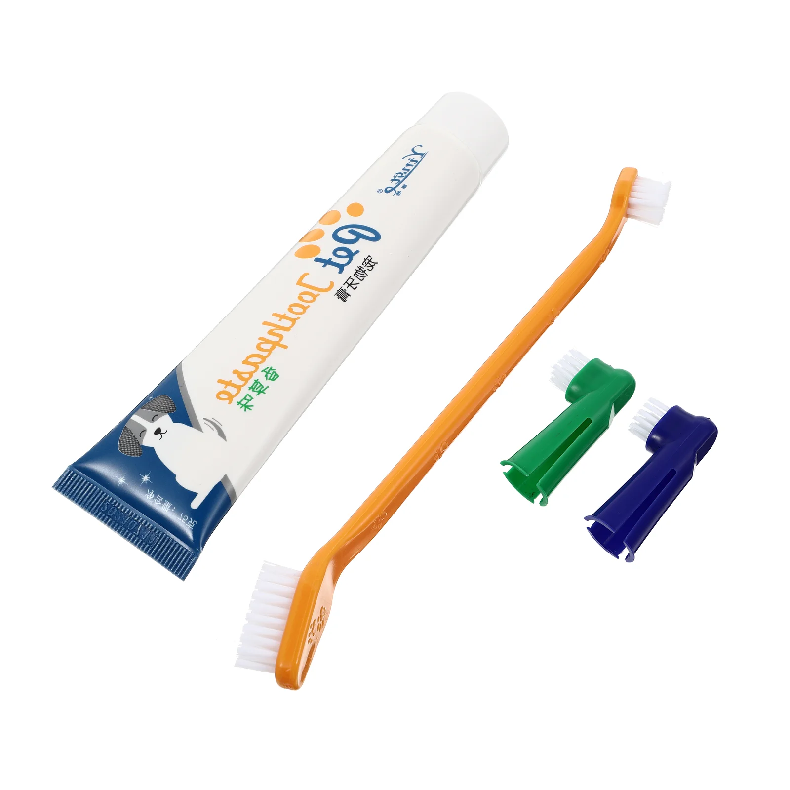 

Toy Pets Dog Oral Care Brush Cat Finger Dog Toothpaste Puppy Kit