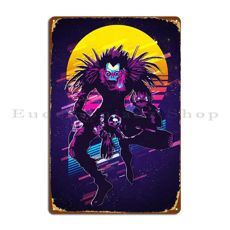 Металлический знак Ryuk Shinigami индивидуальный проекционный жестяной плакат для