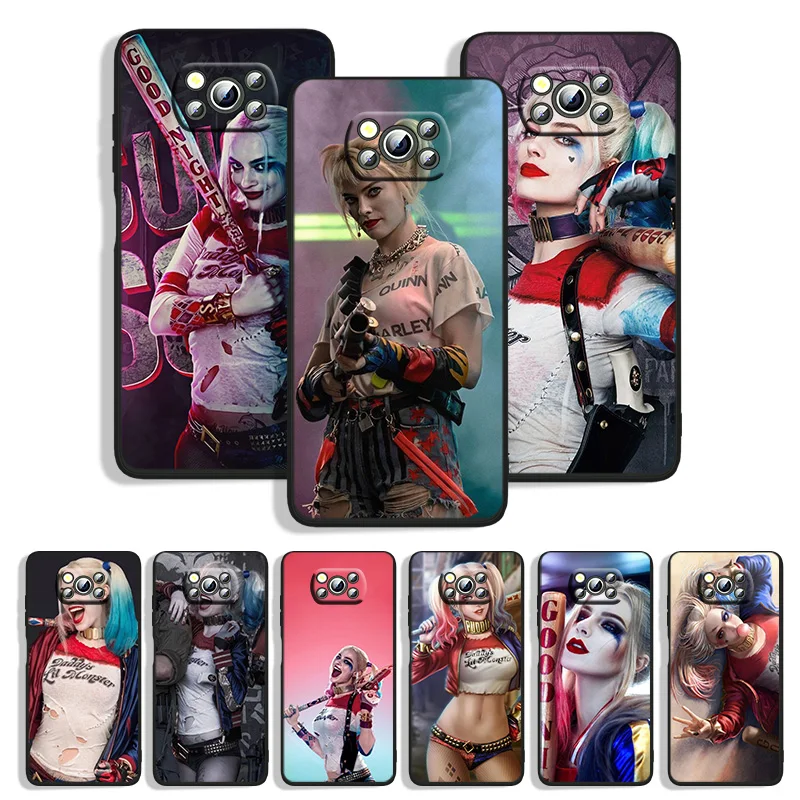 Чехол для телефона Harley Quinn отряд самоубийц Xiaomi POCO M4 M3 C3 X4 X3 X2 F3 F1 Pro NFC GT Mi Play Mix 3 A2 lite