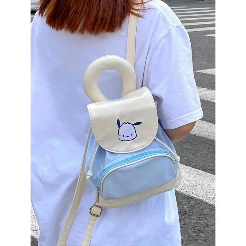 

New Kawaii Sanrio Shoulder Bag Kuromi Accessories Cute Cartoon Anime Classes Commuting School Bag Handbags Toys for Girls Gift