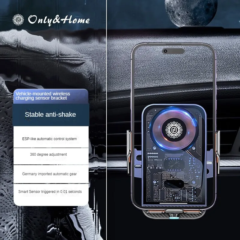 

Only & Home OH-CZ01 Car Wireless Charger Mobile Phone Holder