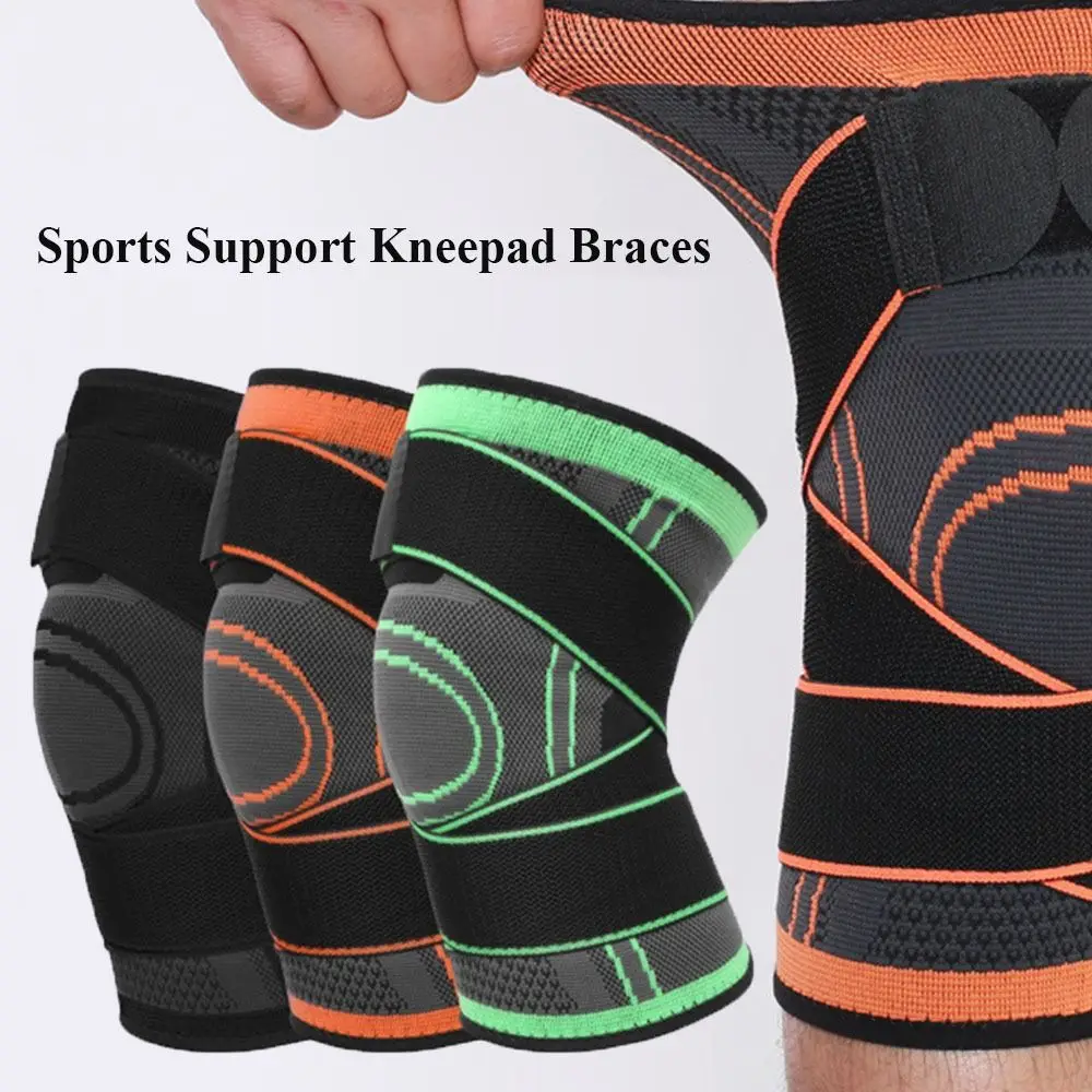 

Наколенники для мужчин и женщин, спортивные фиксаторы от артрита, компрессионный рукав, 1 шт.