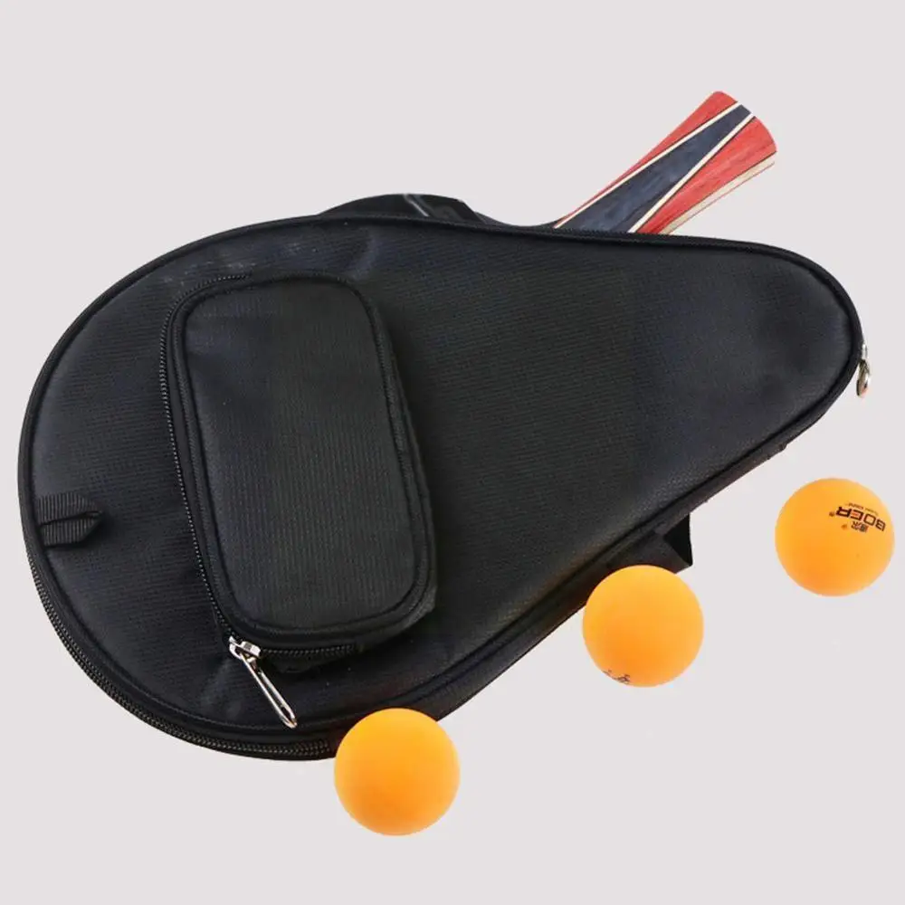 

Pingpong Sport Table Tennis Racket Bag Portable Protective Accessories Waterproof Equipment Training Profession Zipper J4m2