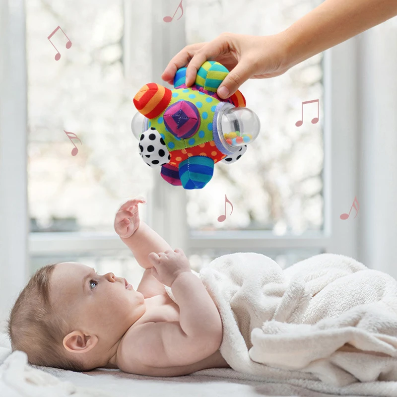 Baby Toys 0 12 Months Baby Ball Rattles Toy for Baby Infant 1 2 3 Years Old Soft Grasping Hand Bell Interactive Toys for Newborn images - 6