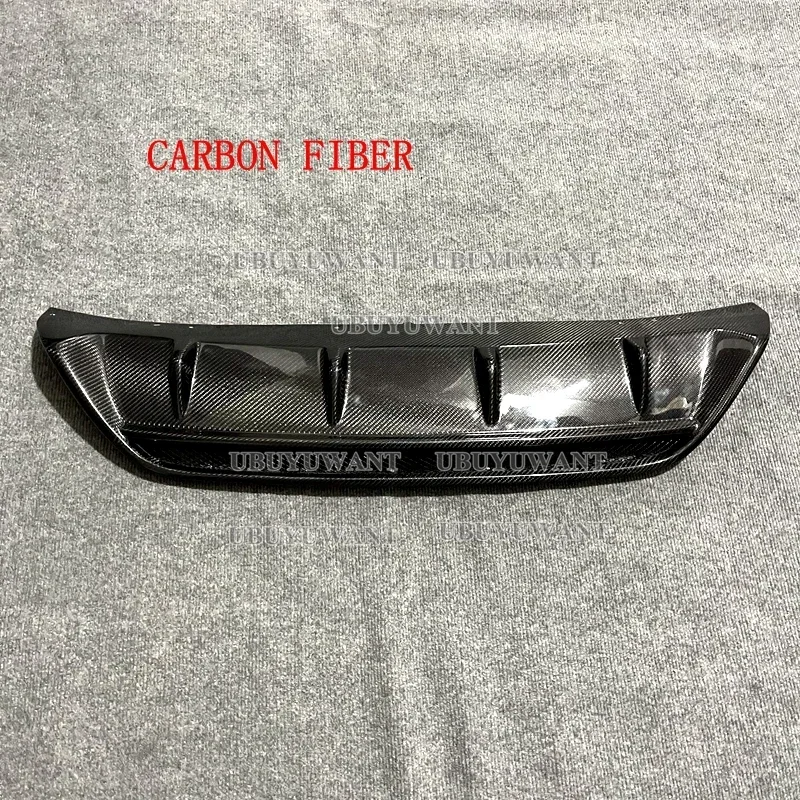 

Для Alfa Romeo Stelvio 2017 2018 2019, задний диффузор для губ, спойлер из углеродного волокна/FRP, фартук для автомобильного бампера, защита