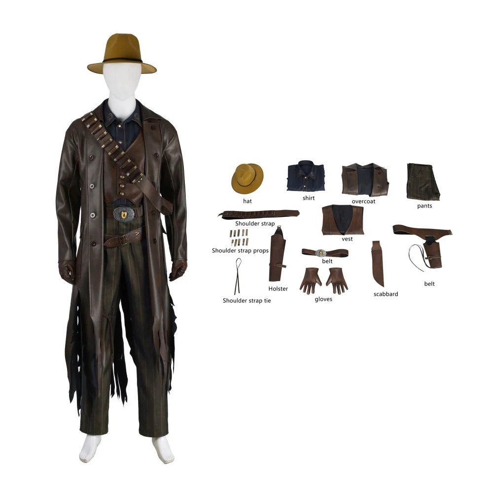 Хэллоуин Карнавал Вечеринка Призрак Ролевой Костюм Высокое Качество Мужская