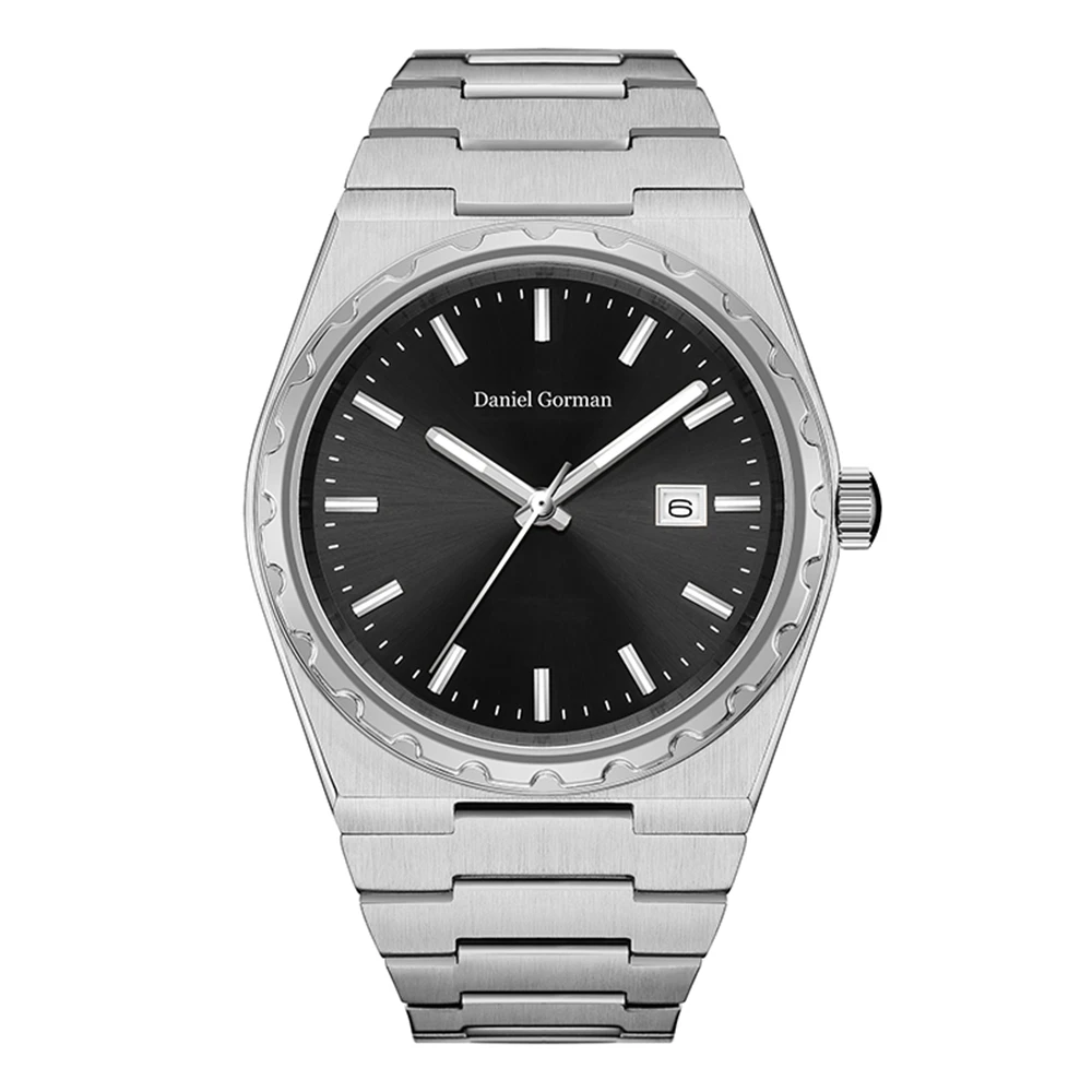 

Часы наручные мужские кварцевые деловые, роскошные светящиеся брендовые, водонепроницаемость 50 м, 40 мм, из нержавеющей стали