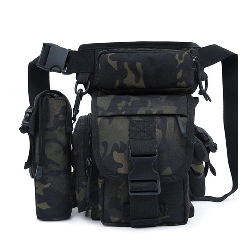 

Bags Military Pack Army Bag Men Molle Waist Waist Bag Hip Belt Drop Men Leg Camping Bags Fanny Tactical For Shoulder New