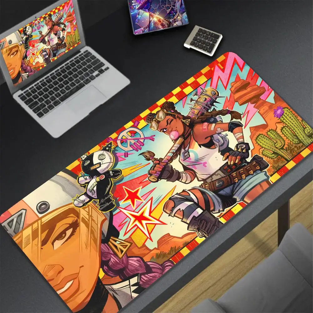 Коврик для мыши F_FORTNITES Hentai Pink art Нескользящий игровой XXL 900x400 Резиновый Офисные