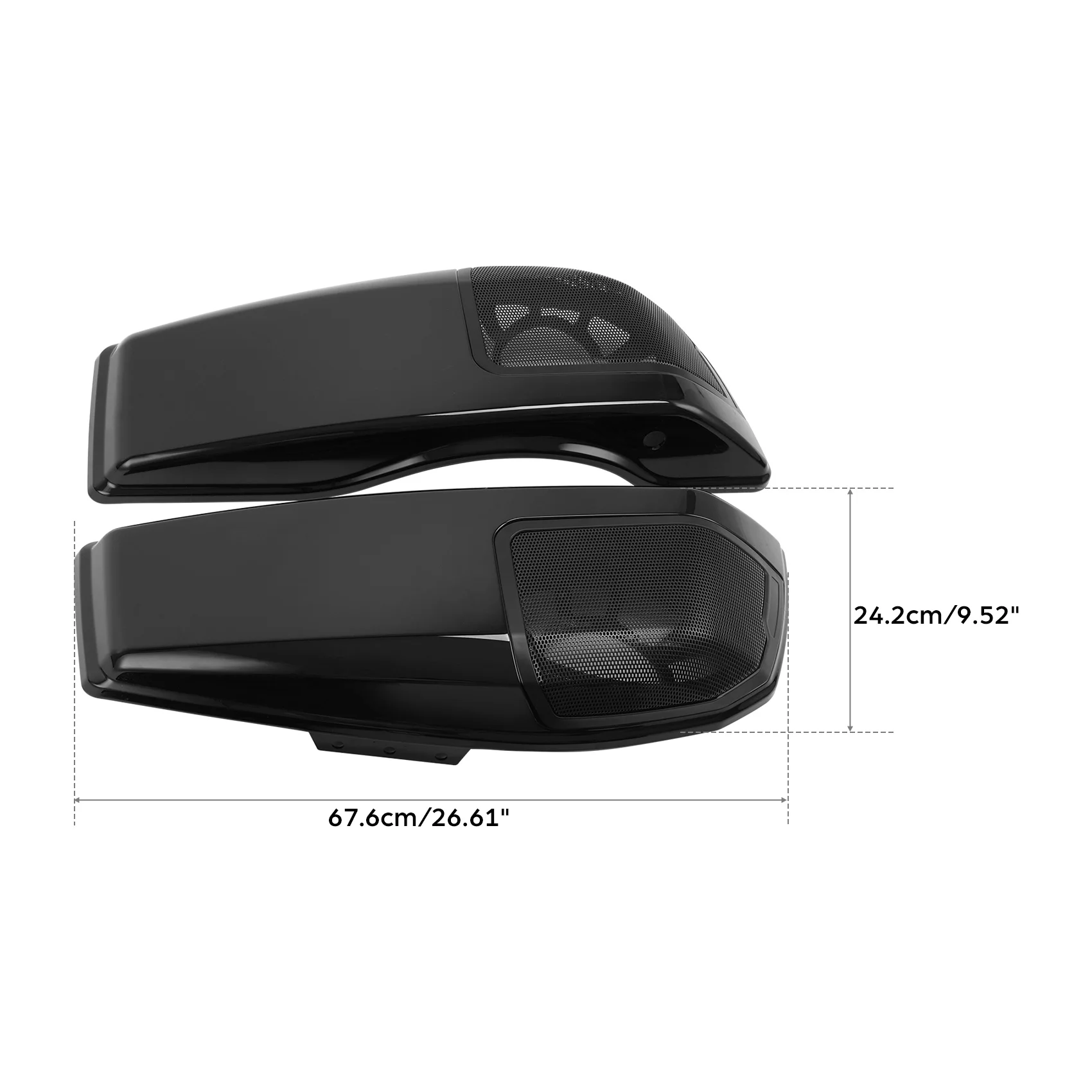 Фото Крышки динамиков седельной сумки 6x9 дюймов для мотоцикла Harley CVO Road Street Glide 2023-2025 Street Glide Ultra FLHXU 2025 №4
