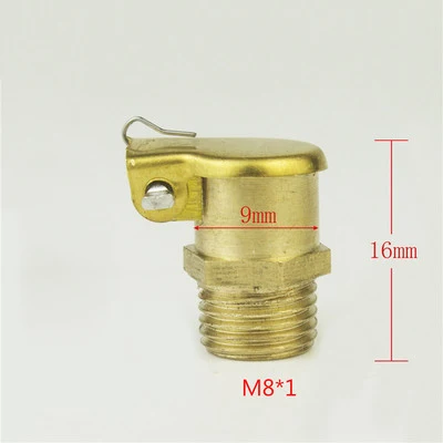 

M6 M8 M10 M14 Метрическая наружная резьба Латунная пружинная крышка Тип смазочной чашки Масляная смазка Чашка для станка