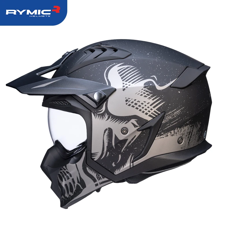 Мотоциклетные шлемы на все лицо для мужчин и женщин защитный шлем мотокросса в