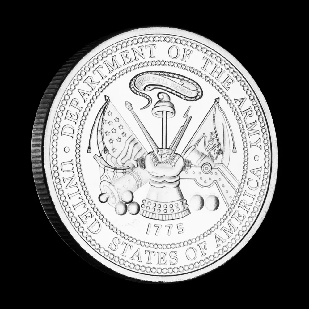 Коллекционная Посеребренная сувенирная монета спецназ армии США коллекционная
