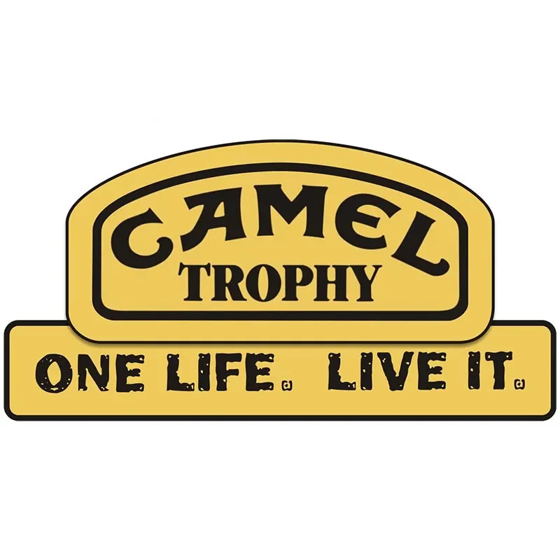 

13 см наклейка Camel Trophy для автомобильных наклеек, аксессуары, чехол, царапины, индивидуальный, внешние детали, украшение