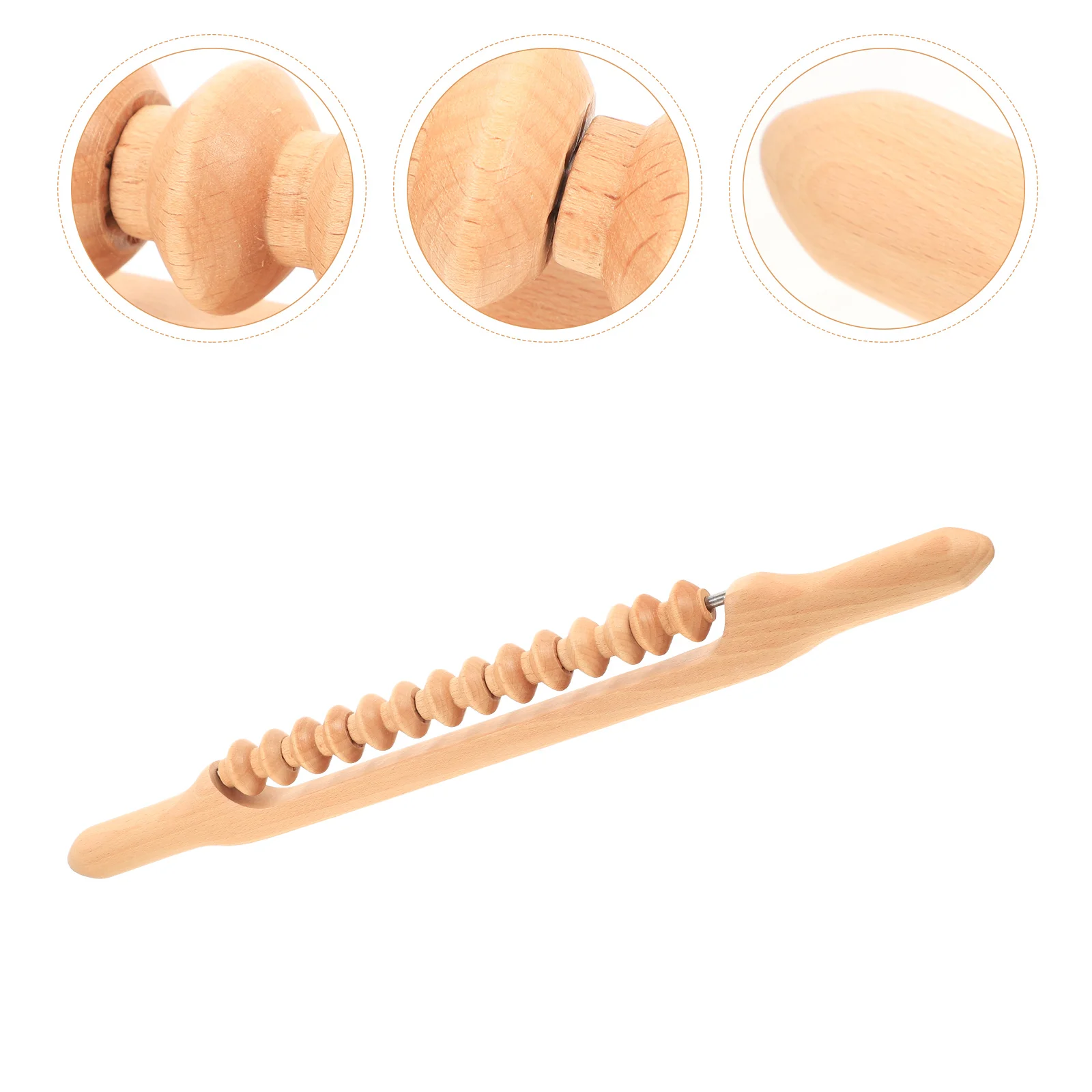 

Stick Roller Massagerwood Body Scraping Cellulite Rod Tool Massaging Meridian Wooden Lymphatic Home Sculpting Machine