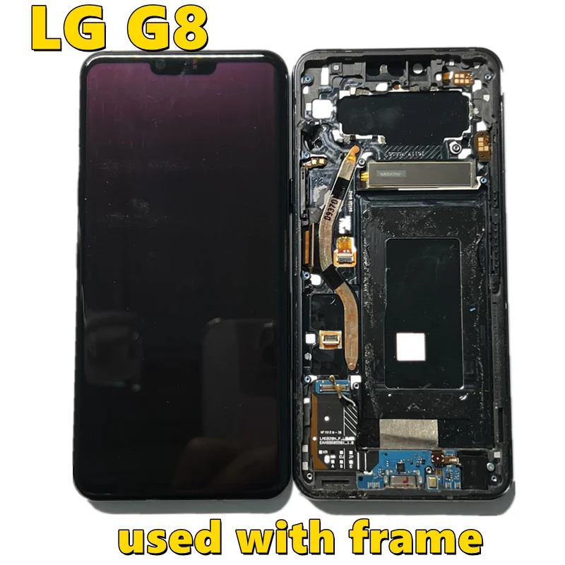 Для LG G8 ЖК-экран дисплей дигитайзер полная сборка LMG820QM7 G820UMB LMG820UM0 G820 фотодетали для LG G8 ЖК-дисплей б/у