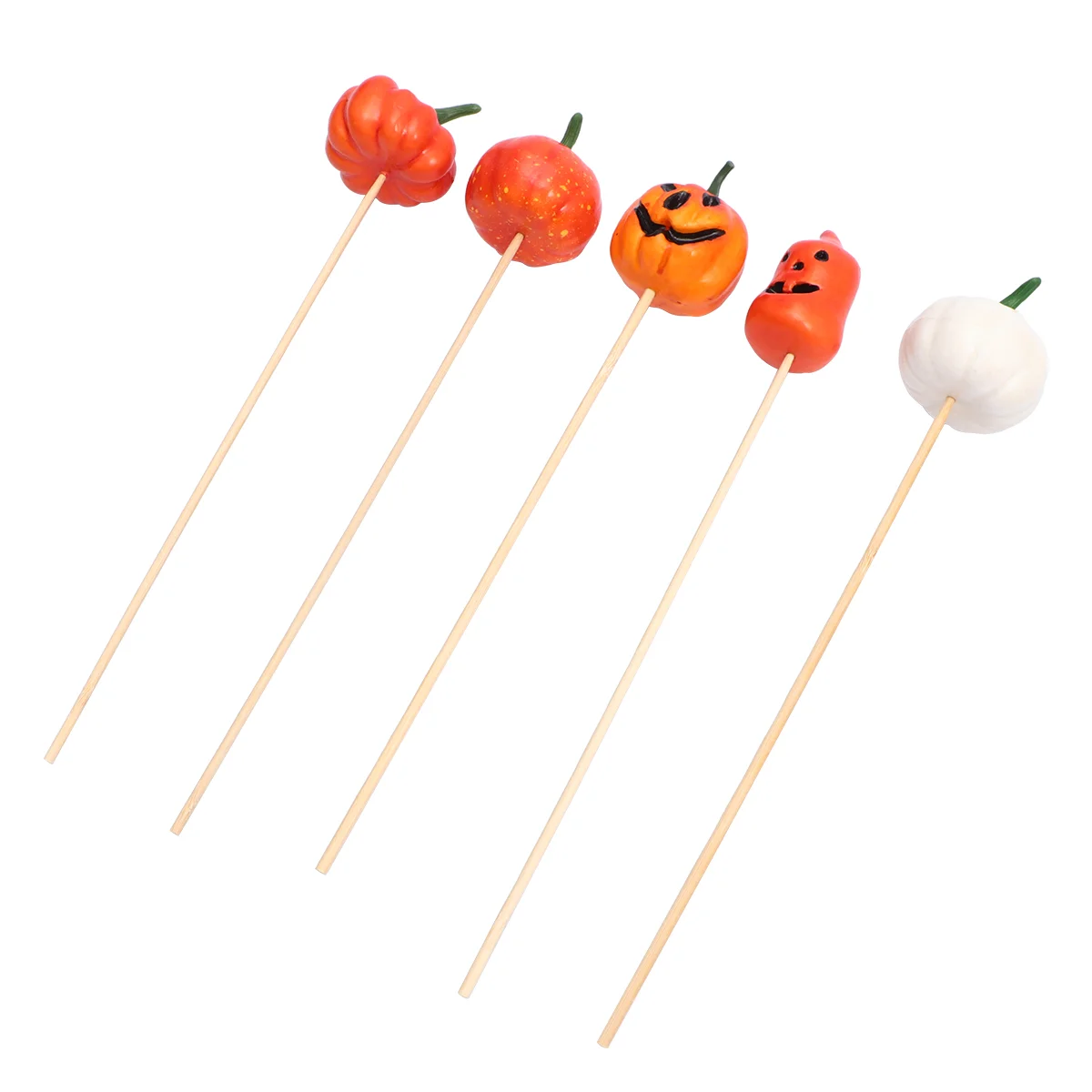 

5 Pcs Halloween Decor Pumpkin Bouquet Simulation Decoration Accessories Ornaments Flower Autumn Props