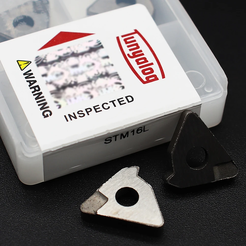 

10PCS STM16L Thread Knife Pad CNC Lathe Accessories Carbide Insert Shim For Thread Turning Tool