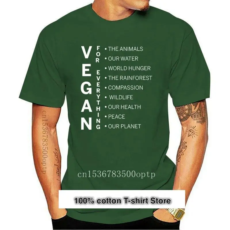 

Camiseta vegana para hombre, camisa vegana para todo 2021, camisetas de verano, 2021