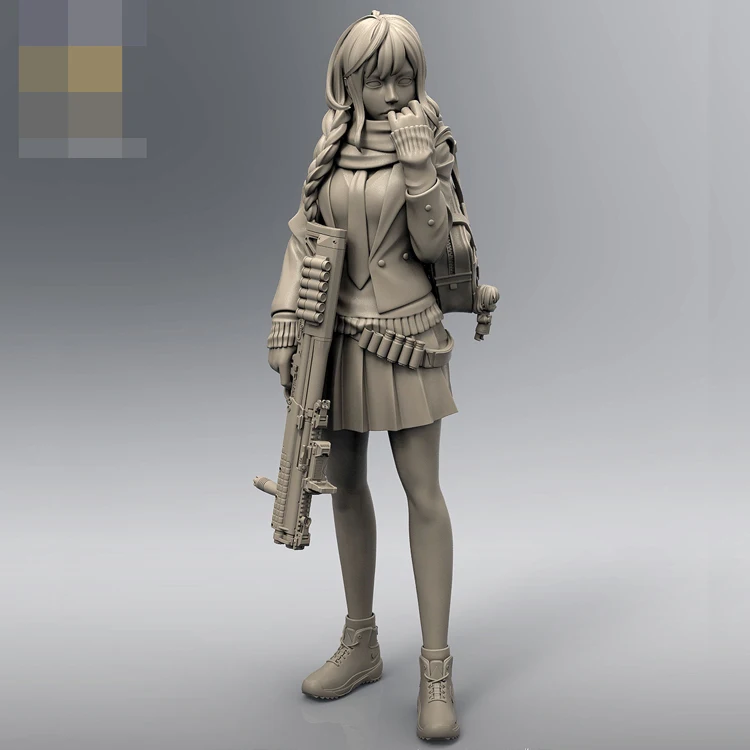 

1/16 набор из смолы, фигурка GK, Freshman Lily, несобранный и Неокрашенный комплект