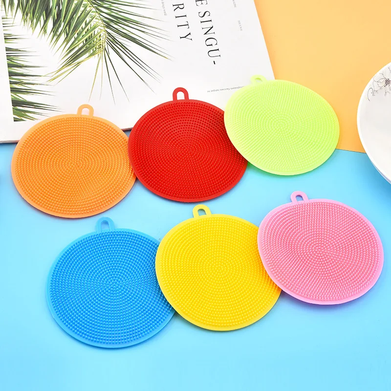 

Многофункциональная силиконовая щетка для мытья посуды для кухни, специальная теплоизоляция и защита от ожогов