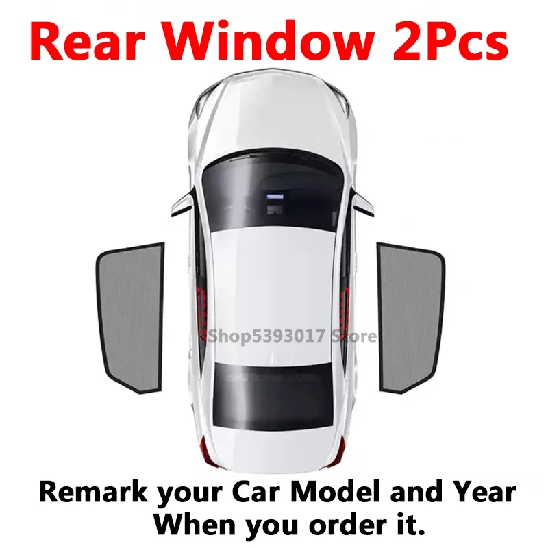 

Для автомобиля Trumpchi GAC GS8 2-го поколения 2023-2024 магнитные боковые окна солнцезащитные сетчатые затеняющие шторы для автомобильных окон аксессуары