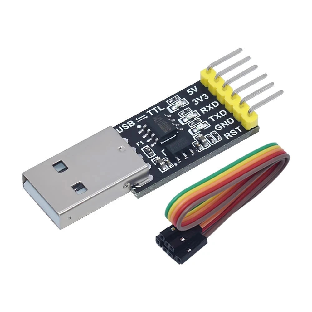 CH340N module CH340 Downloader USB-to-TTL download cable Single-chip microcomputer Serial port download images - 6
