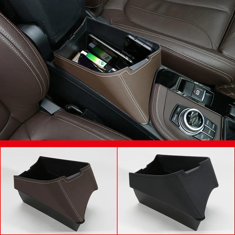 

Car Central Armrest Storage Box Container Holder Tray For Bmw X1 F48 2016 -2020 X2 F47 2018 -2020 Car Accessories Left Hand Driv