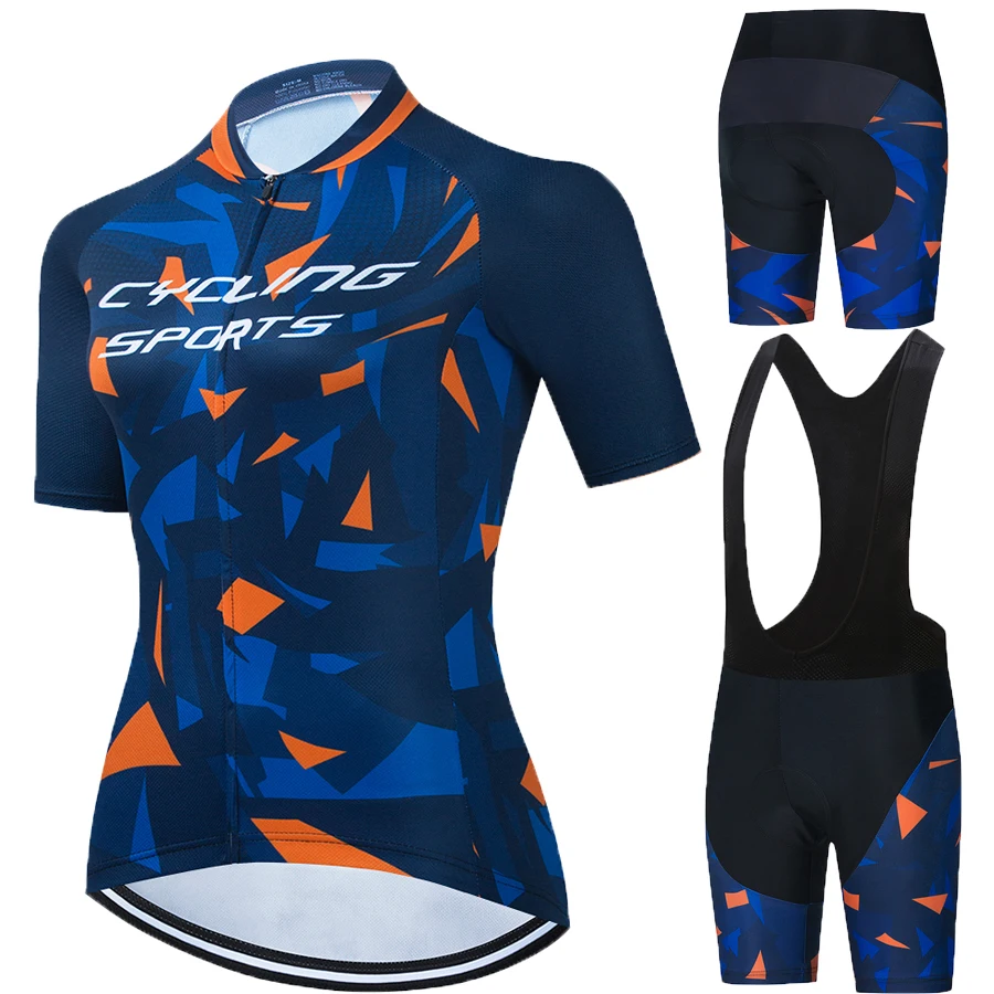 Велосипедная одежда Женский комплект для велоспорта дешевая оптовая продажа