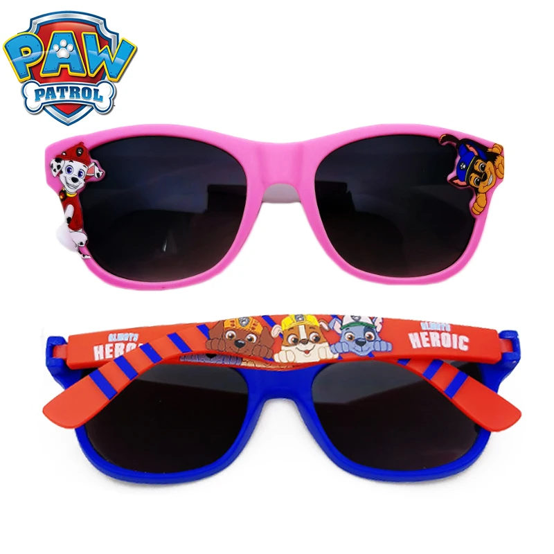 

Cute Paw Patrol Sunglasses Anime Spider-Man Marshall Chase Rescue Dog Ultraviolet-proof Glasses Kids Summer Sunscreen Sunnies