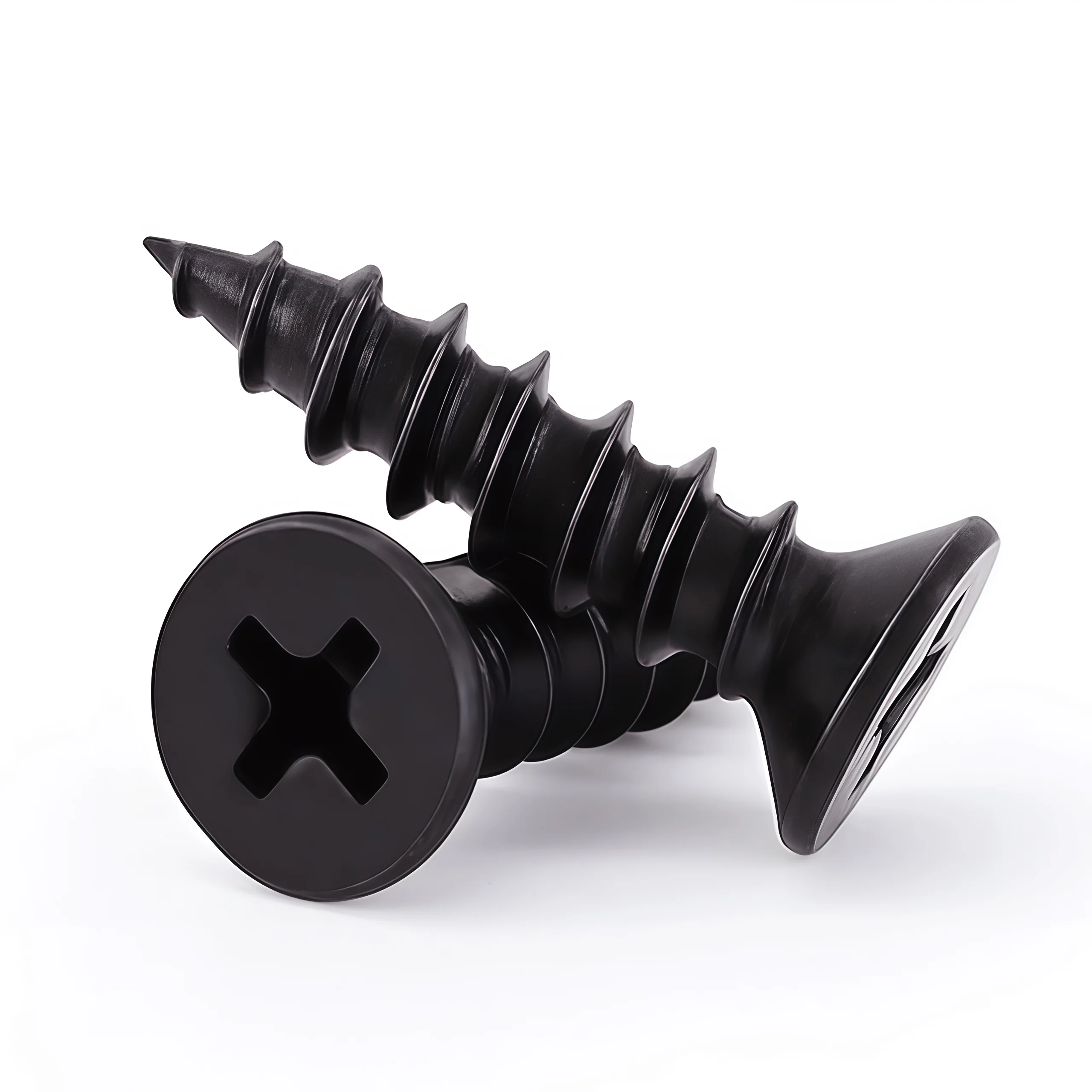 Черный саморез Phillips из углеродистой стали M1 M1.2 M1.5 M2 M2.5 M3 M3.5 M4 M5 Саморез с крестообразной головкой и плоской головкой