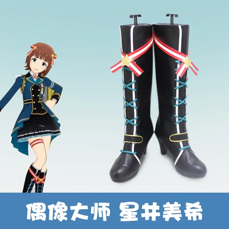 Фото Game Rebellion Hoshii Miki Cosplay Shoes Anime Cos Comic Cosplay Costume Prop Shoes for Con Halloween Party №1