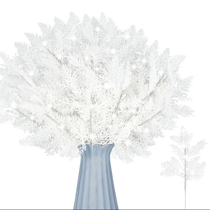 

Рождественские украшения блестящие листья PE 1/3/5 шт