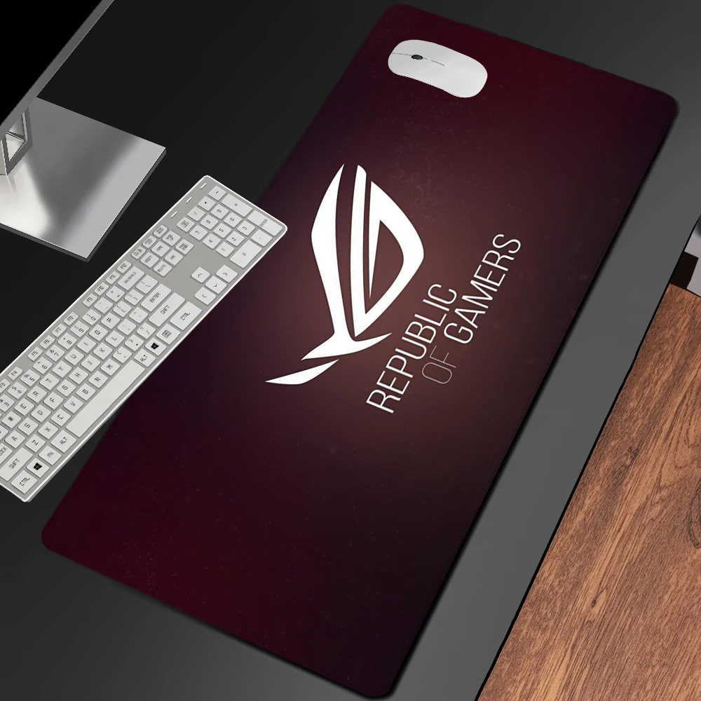 

Home Office Accessories Mousepad Asus Mechanical Gaming Keyboard Black Setup Gaming Minimalistic Deskmat Lock Edge Computer Mat