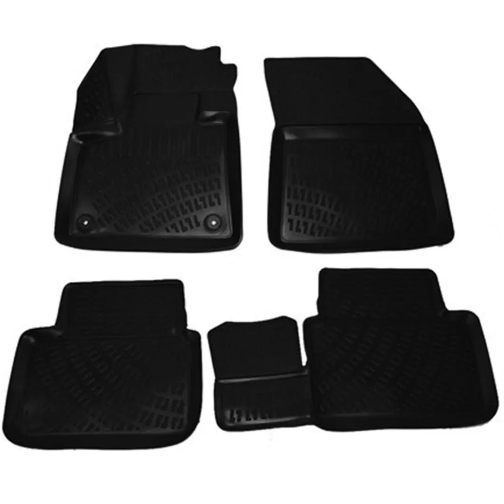 

Peugeot 5008 2018 Model 4D Rubber Set. Custom Floor Mats, Anti-Allergic, Odorless, Non-Slip Fixing Clips.