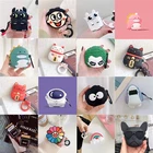 Милый мультяшный силиконовый мягкий защитный чехол для Airpods 12, зарядный 3D чехол для беспроводных Bluetooth наушников Airpods Pro 3