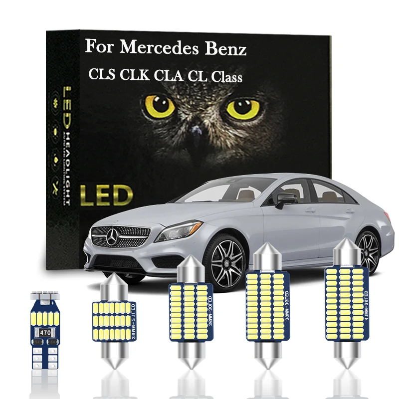 

Canbus For Mercedes Benz CLS CLK CLA CL W218 W219 W208 C208 W209 C209 A209 C117 C215 C216 Accessories Interior Light LED